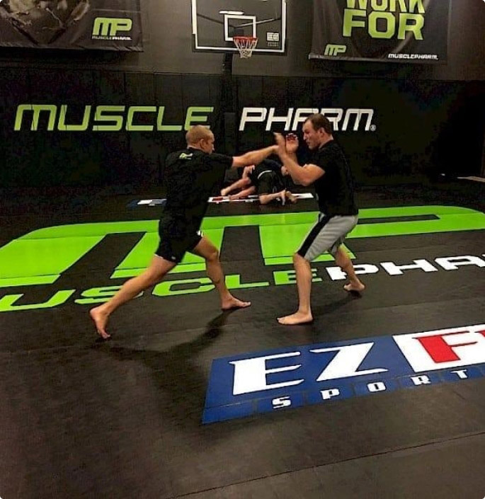 Rubber Flooring Surface for MMA Matting